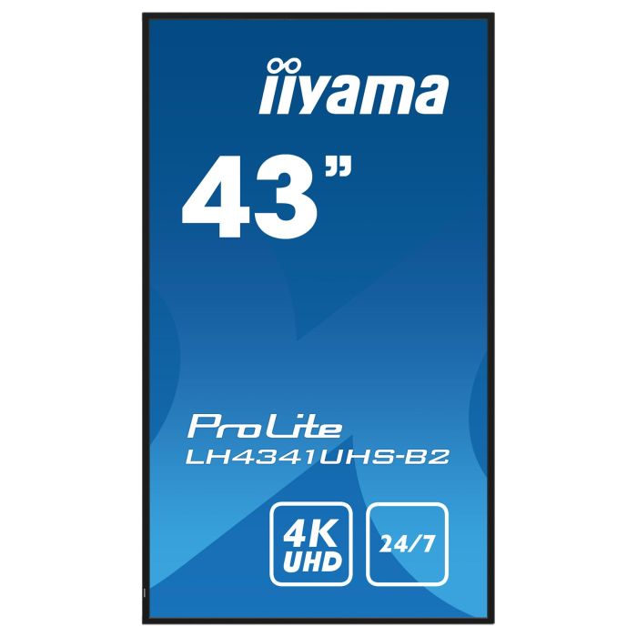 iiyama LH4341UHS-B2 43" 4K UHD IPS 500cd/m² Digital Signage Display 3840x2160 24/7 9 iiyama LH4341UHS-B2 43" 4K UHD IPS 500cd/m² Digital Signage Display 3840x2160 24/7 9