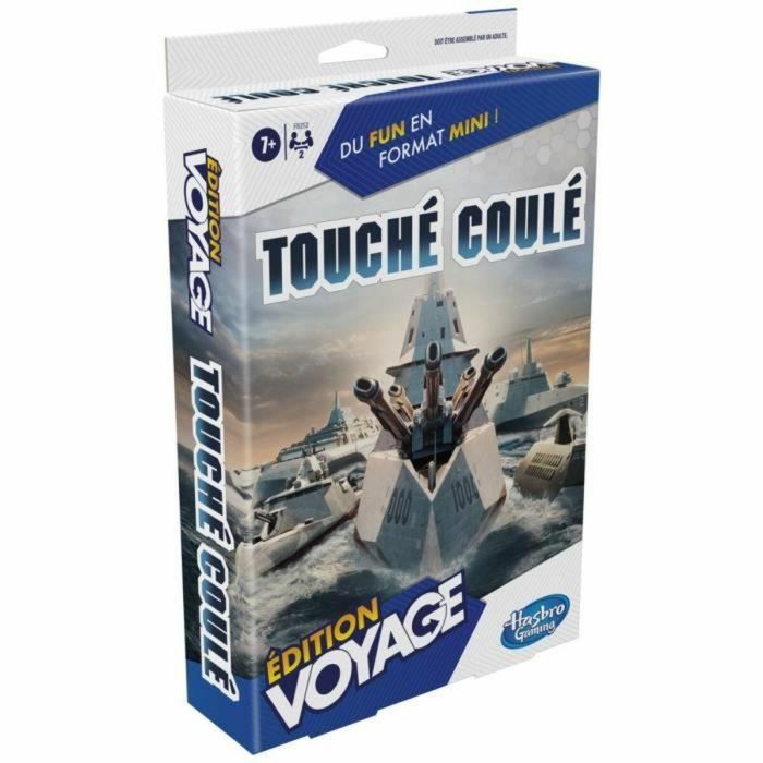 Touché hundido Voyage, juego de mesa de viaje para 2 jugadores, juego de viaje, juego infantil, 7 años, Hasbro Gaming 1