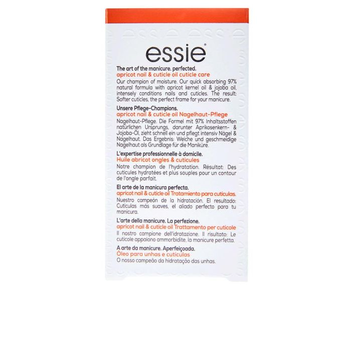 Essie APRICOT NAIL&CUTICLE OIL conditions nails&hydrates cuticles Aceite para Uñas y Cutículas 13,5 ml 2