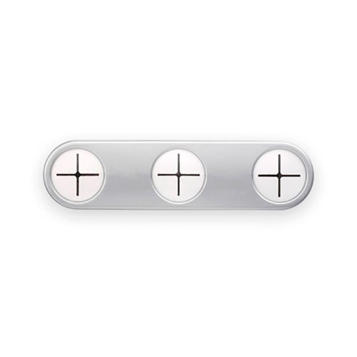 Inofix Colgador paños cocina adhesivo cromo mate 2083-7-000 - Colgador triple en PVC flexible, color cromado mate, para cocina 0 Inofix Colgador paños cocina adhesivo cromo mate 2083-7-000 - Colgador triple en PVC flexible, color cromado mate, para cocina 0