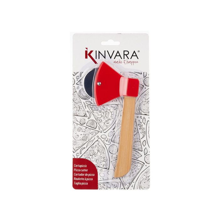 Kinvara Corta Pizza Bambú Hacha 14 x 29 x 2.5 cm (Set de 36) 2