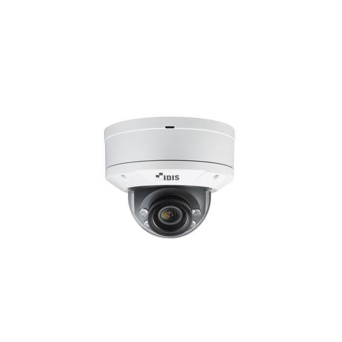 Idis Cámara IP minidomo 5M 3.6-10mm IR30 WDR IK10 IP67 12V/PoE. Audio, alarma, calefactor Idis Cámara IP minidomo 5M 3.6-10mm IR30 WDR IK10 IP67 12V/PoE. Audio, alarma, calefactor