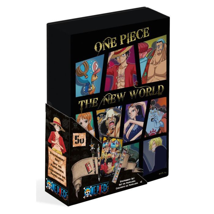 Estuche papeleria One Piece 5pzs 0 Estuche papeleria One Piece 5pzs 0