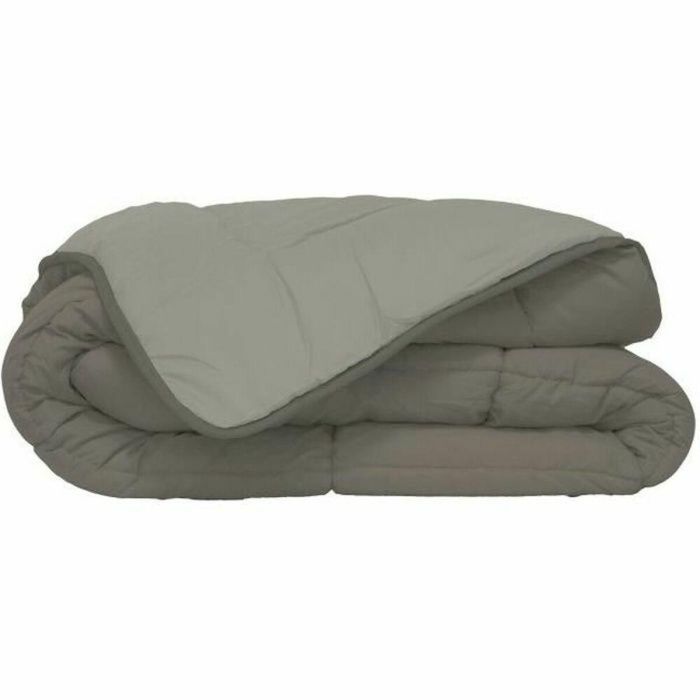 Toison D'Or Edredón de microfibra 100% poliéster con fibras huecas de silicona 400g/m² CALGARY Taupe & Linen 220x240cm