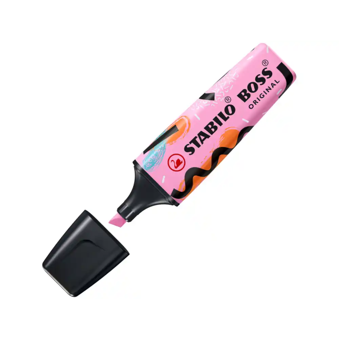 Stabilo Boss Original Rotulador fluorescente pastel by Ju Schnee Fucsia helado 6
