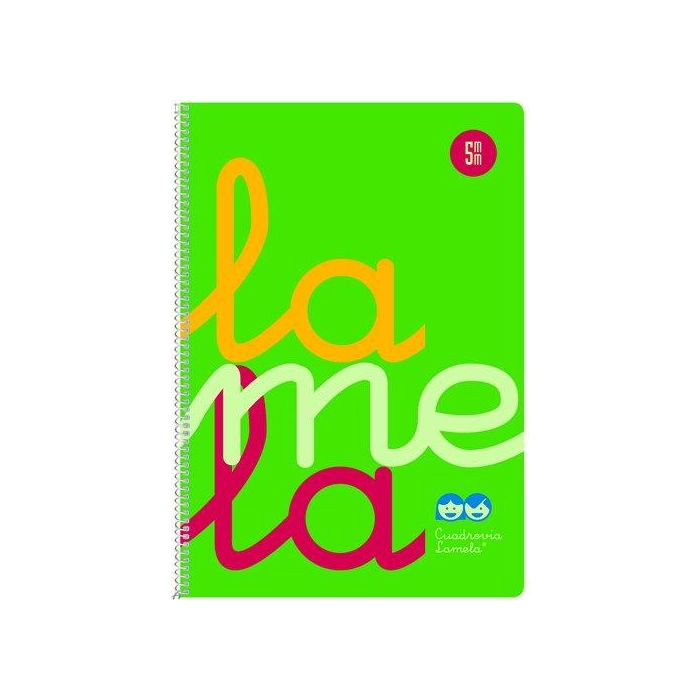 Lamela Bloc Tapa Polipropileno Fº 80H Cuadrovia 5 Mm Verde 5 unidades