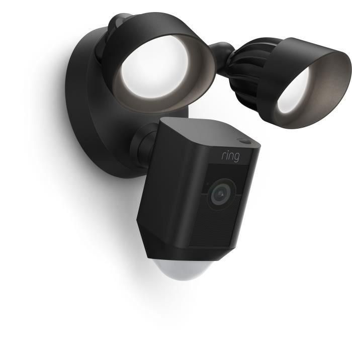 Ring Floodlight Cam Wired Plus - Cámara de seguridad para exteriores con proyectores LED ultra brillantes y sirena antirrobo integrada - Negro 2 Ring Floodlight Cam Wired Plus - Cámara de seguridad para exteriores con proyectores LED ultra brillantes y sirena antirrobo integrada - Negro 2