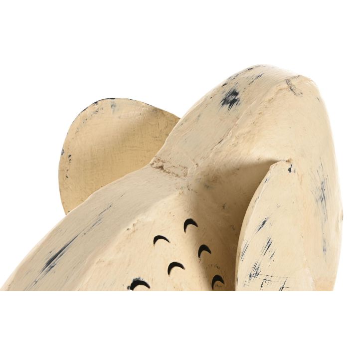 Decoracion Indio DKD Home Decor Blanco 18 x 58 x 47 cm (2 Unidades) 2