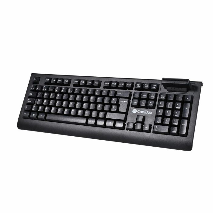 CoolBox COO-TEC04DNI Teclado USB QWERTY Español Completo de Membrana para Oficina Negro 13 CoolBox COO-TEC04DNI Teclado USB QWERTY Español Completo de Membrana para Oficina Negro 13
