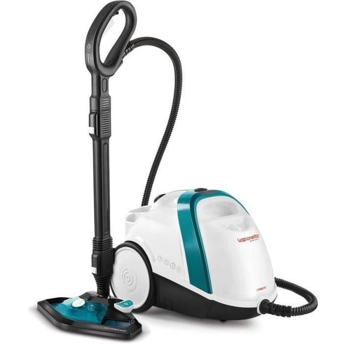 POLTI VAPORETTO - Smart100_T - Limpiador de vapor - autonomía ilimitada - 4 BAR - 110g / min - 1500W - 9 accesorios - Turquesa POLTI VAPORETTO - Smart100_T - Limpiador de vapor - autonomía ilimitada - 4 BAR - 110g / min - 1500W - 9 accesorios - Turquesa