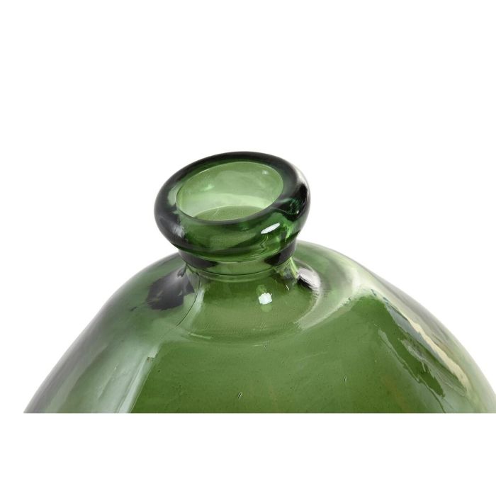 Jarrón Home ESPRIT Verde Cristal reciclado 31 x 31 x 32 cm 2 Jarrón Home ESPRIT Verde Cristal reciclado 31 x 31 x 32 cm 2