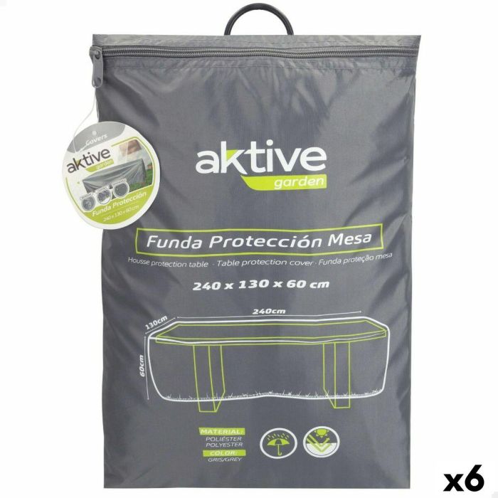 Funda Protectora Aktive Mesas 240 x 60 x 130 cm (6 Unidades) 3 Funda Protectora Aktive Mesas 240 x 60 x 130 cm (6 Unidades) 3
