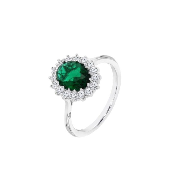 Anillo Mujer Lotus LP3459-3/316 Verde Plateado 16 0 Anillo Mujer Lotus LP3459-3/316 Verde Plateado 16 0