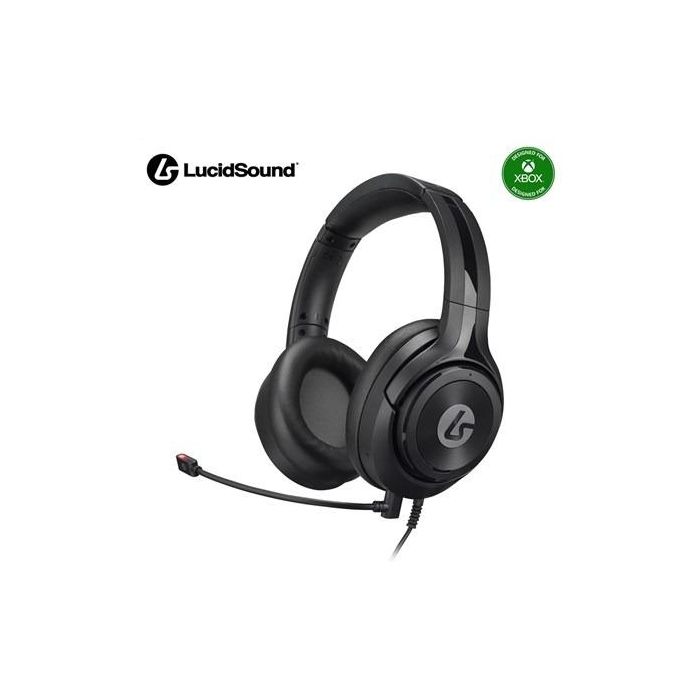 Lucid Sound LS10X Auricular Gaming con Cable Xbox Negro Micrófono Extraíble y Diadema Flexible 4