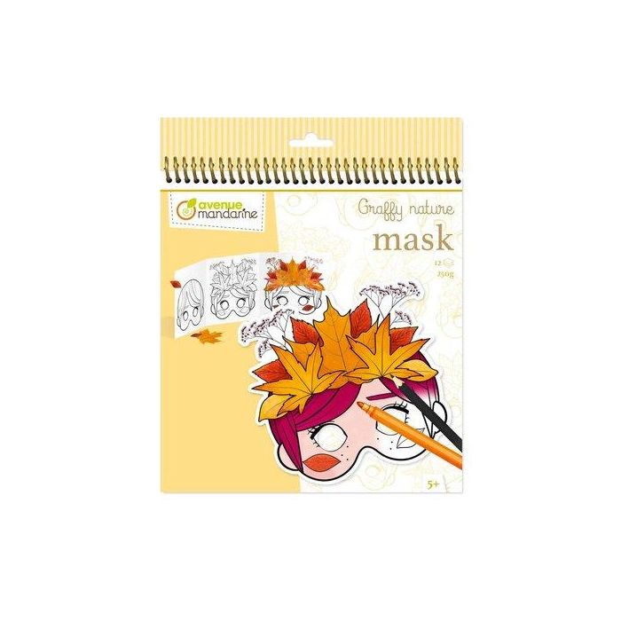 Cuaderno De Mascaras Avenue Mandarine Graffy Nature Trio 250G