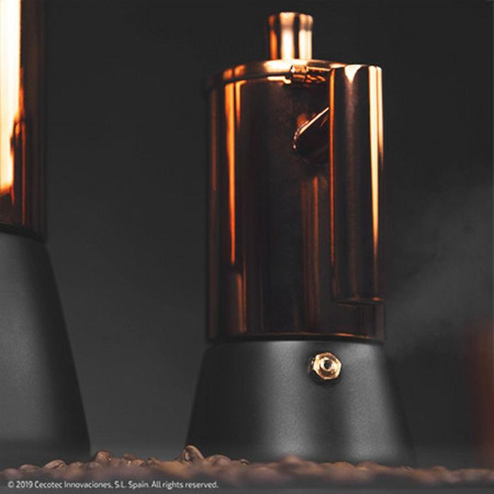 Cafetera Italiana Cecotec Cumbia Moking 100 ml/200 ml/300 ml Acero Inoxidable Cafetera Italiana Cecotec Cumbia Moking 100 ml/200 ml/300 ml Acero Inoxidable