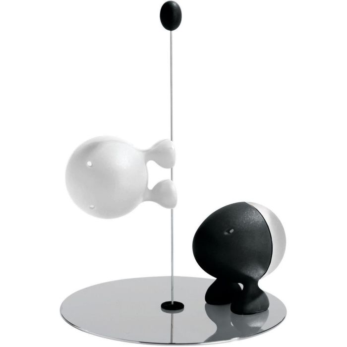Alessi ASG02 BW Lilliput Servicio Sal y Pimienta en Acero Inoxidable 18/10, Diseño Stefano Giovannoni
