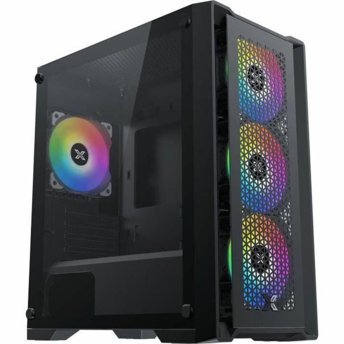 Xigmatek XIG4713436748540 Caja PC Lux M Negra - Mini Torre, Formato Micro-ATX Sin Fuente de Alimentación 4