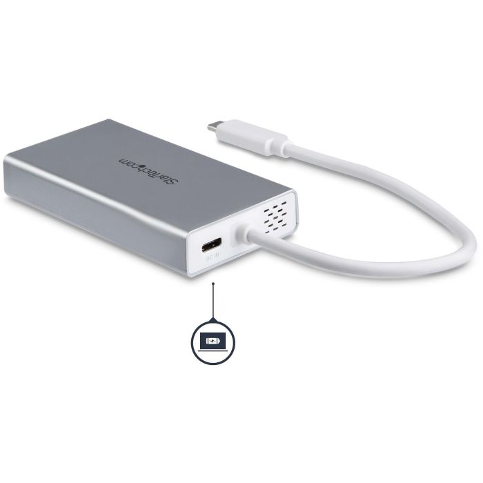Hub USB Startech DKT30CHPDW Blanco 60 W 3