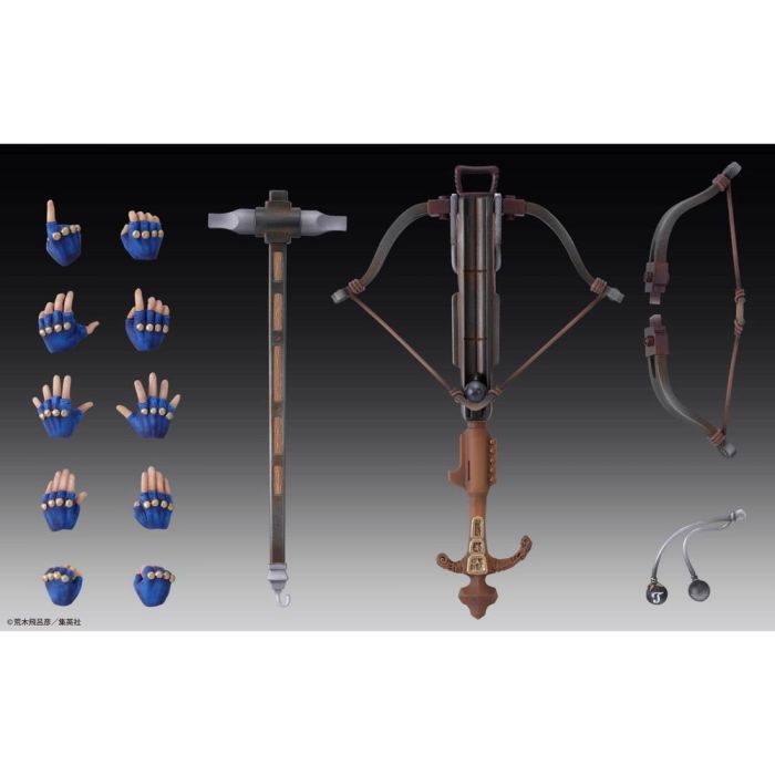 Medicos Entertainment Figura Articulada Joseph Joestar JoJo's Bizarre Adventure Part 2: Battle Tendency Chozokado 16.5 cm 4