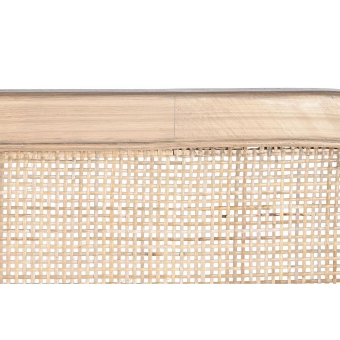 Cabecero de Cama Home ESPRIT Natural Madera de caucho 180 x 3,5 x 120 cm 2