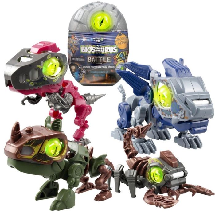 Bizak Biosaurus Battle Pack Individual Sdo Figura con Luces y Sonidos y Cambio de Color