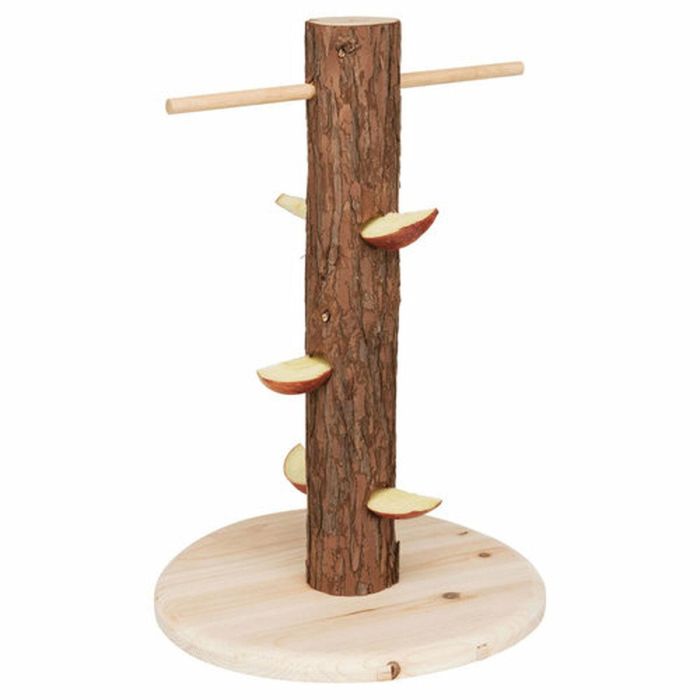 Comedero Trixie Madera Ø 25 × 36 CM Marrón 1 Comedero Trixie Madera Ø 25 × 36 CM Marrón 1