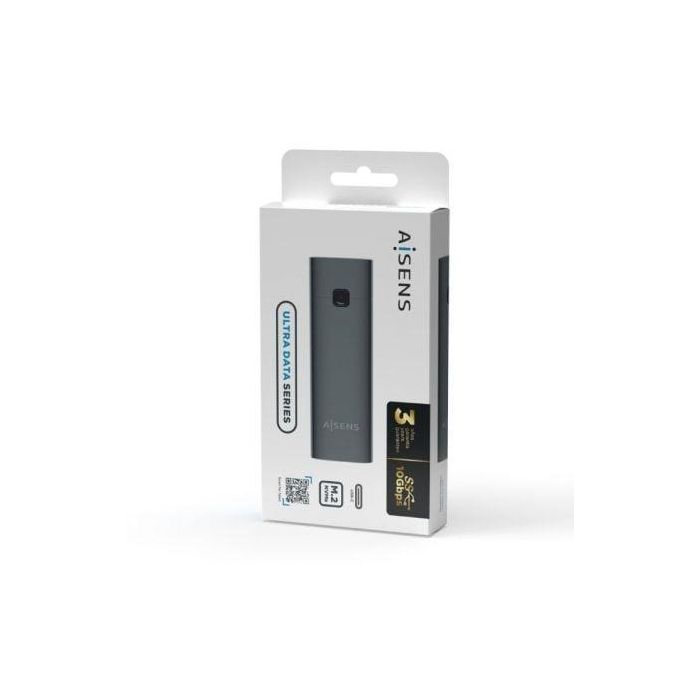AISENS - CAJA EXTERNA M.2 (NGFF) ASM2-021GR NVMe A USB3.2 GEN2, GRIS 3 AISENS - CAJA EXTERNA M.2 (NGFF) ASM2-021GR NVMe A USB3.2 GEN2, GRIS 3