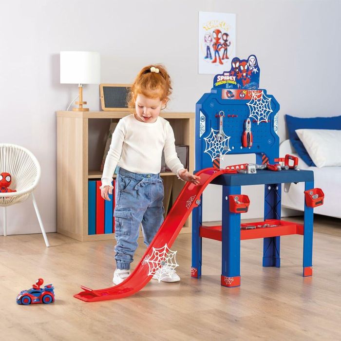 Smoby SMO3032163607427 Banco de trabajo Spidey a partir de 3 años 8