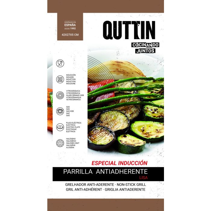 Parrilla 42X27X5Cm Rect. Lisa Quttin (6 Unidades) 4 Parrilla 42X27X5Cm Rect. Lisa Quttin (6 Unidades) 4