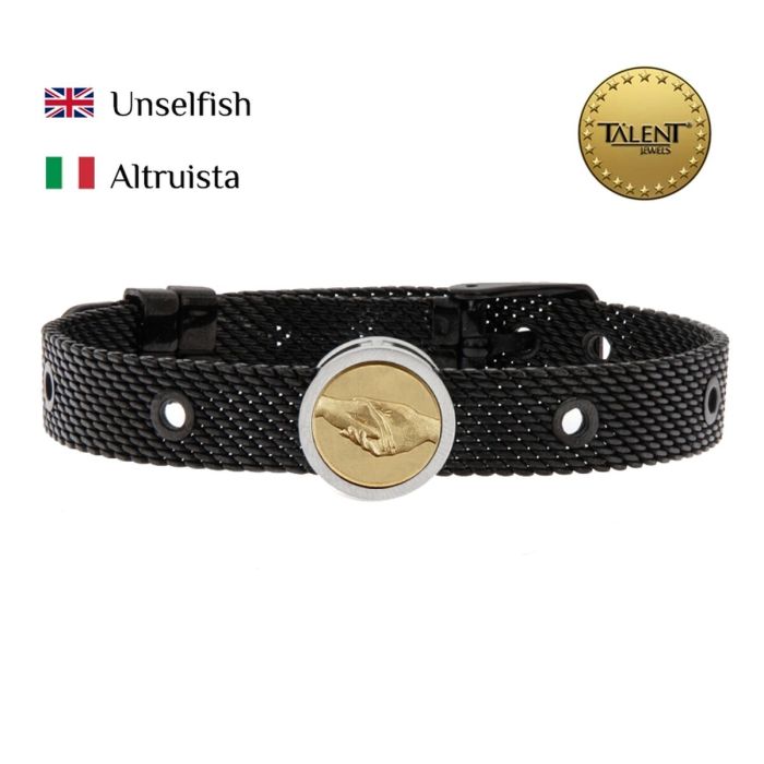 Pulsera Unisex Unselfish Talent Jewels TJA-5-01-01-2-235 Negro 1 Pulsera Unisex Unselfish Talent Jewels TJA-5-01-01-2-235 Negro 1
