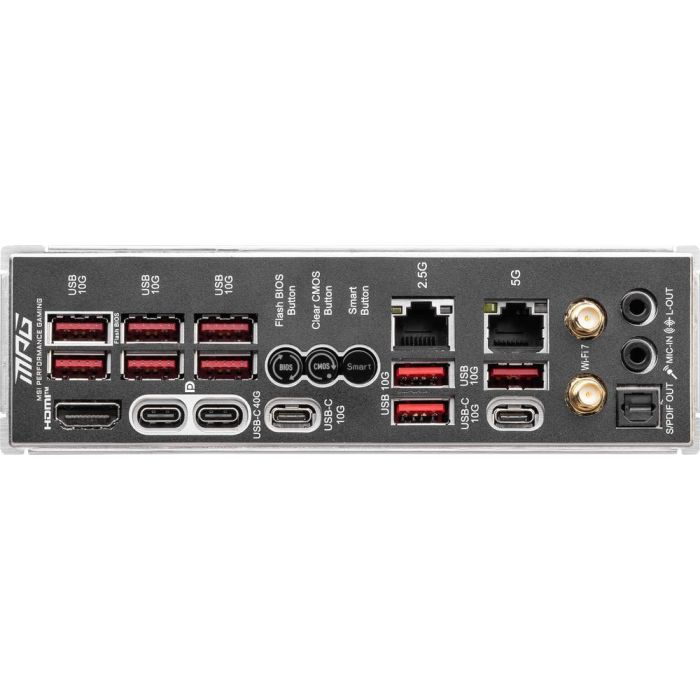 MSI MPG X870E CARBON WiFi placa base AMD X870E Zócalo AM5 ATX 5 MSI MPG X870E CARBON WiFi placa base AMD X870E Zócalo AM5 ATX 5