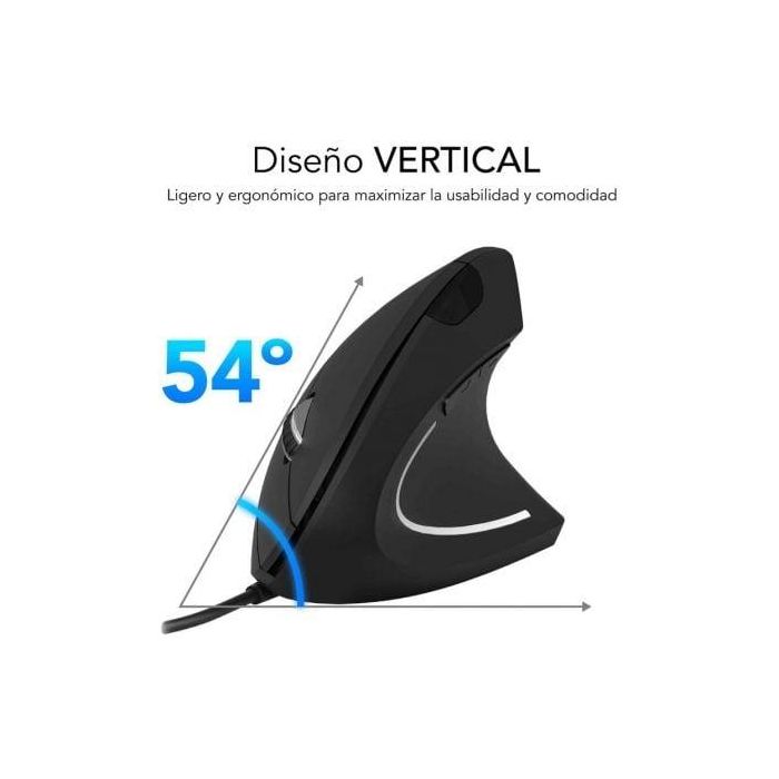 SUBBLIM GLIDE VERTICAL ERGO WIRED MOUSE BLACK 2 SUBBLIM GLIDE VERTICAL ERGO WIRED MOUSE BLACK 2