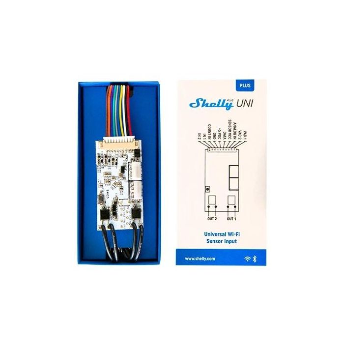 Shelly Relais "Plus Uni" WLAN Universalmodul Messfunktion 4