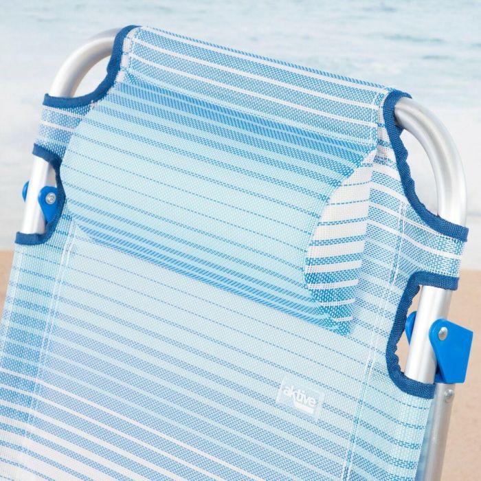 Silla de Playa Aktive 48 x 90 x 60 cm (2 Unidades) 2 Silla de Playa Aktive 48 x 90 x 60 cm (2 Unidades) 2
