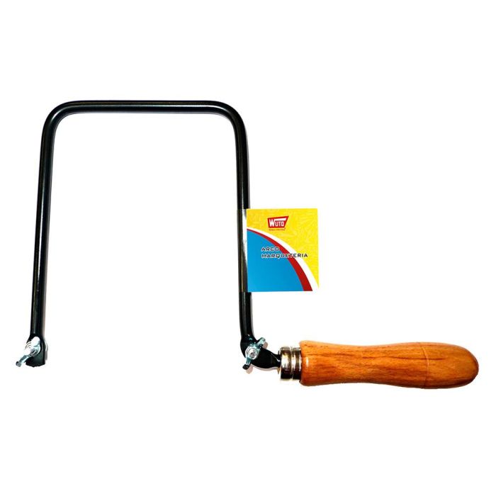 Arco De Segueta Pequeño 155 mm De Calado Mango De Madera Arco De Segueta Pequeño 155 mm De Calado Mango De Madera