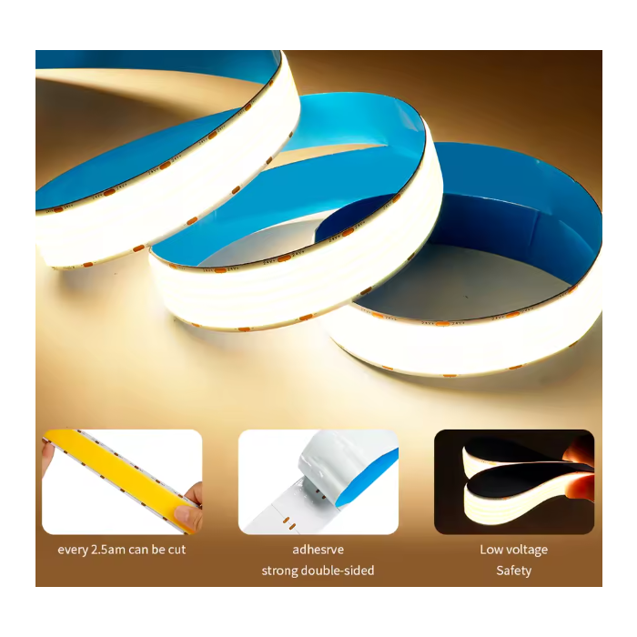 Tira Led 24VDC 36W COB 1680LEDs/M 2700Lm/M 6000ºK IP20 5 Metros 1 Tira Led 24VDC 36W COB 1680LEDs/M 2700Lm/M 6000ºK IP20 5 Metros 1