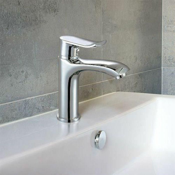 Edouard Rousseau EDR3047404057152 Mezclador de lavabo Rangoon con reductor de caudal, cartucho cerámico Ø 35 mm, acabado Cromo 2