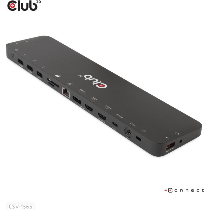 Club3D 4K ChargingDock USB-C ->6xUSB3/DP/2xHDMI/LAN 120W 9 Club3D 4K ChargingDock USB-C ->6xUSB3/DP/2xHDMI/LAN 120W 9