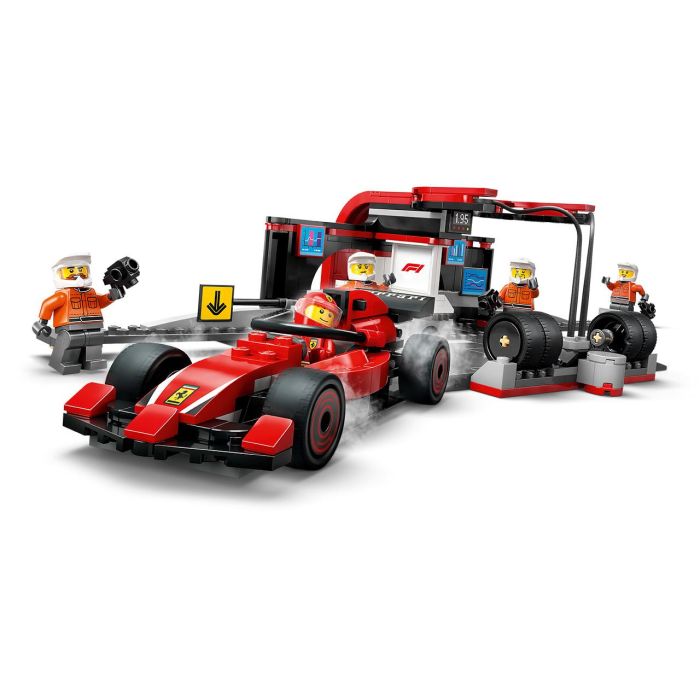 Lego Juego de Construcción City Fórmula 1 Parada en Boxes con Equipo de Mecánicos y Coche Ferrari para Niños +6 Años 2 Lego Juego de Construcción City Fórmula 1 Parada en Boxes con Equipo de Mecánicos y Coche Ferrari para Niños +6 Años 2