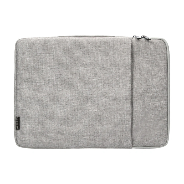Q-connect Funda para Portátil 13,3'' con Asa y Bolsillo Exterior, Gris, 350x250x25 mm 1
