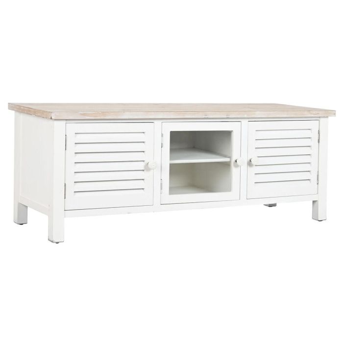 Mueble de TV DKD Home Decor Abeto Blanco Madera MDF 120 x 40 x 45 cm 0 Mueble de TV DKD Home Decor Abeto Blanco Madera MDF 120 x 40 x 45 cm 0