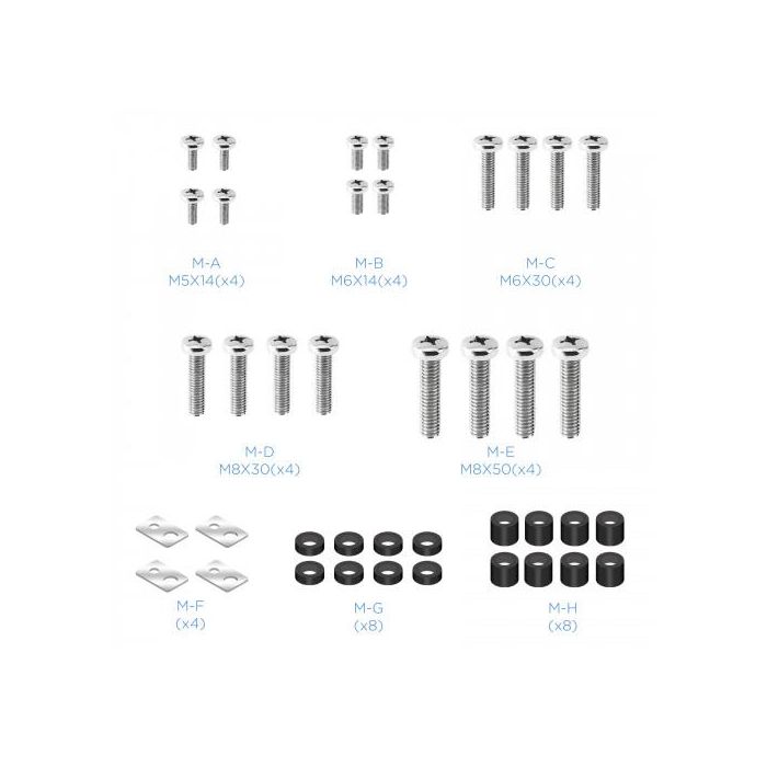 TooQ LP4380XL-B Soporte de Pared Orientable Inclinable para TV 43-80 pulgadas 50kg VESA 200x200 a 800x400 Negro 9