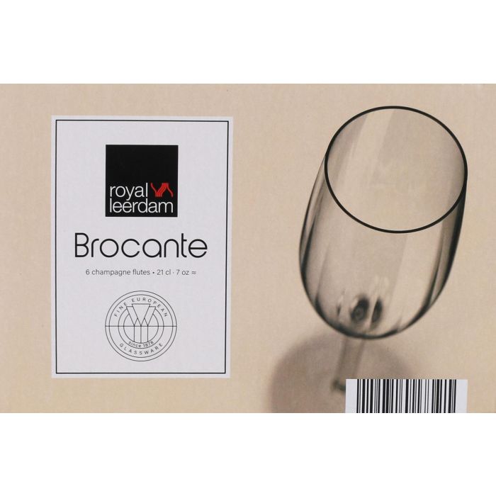 Royal Leerdam Set de 6 Copas de Champagne Brocante de 21 cl (4.8 x 23 cm) 5