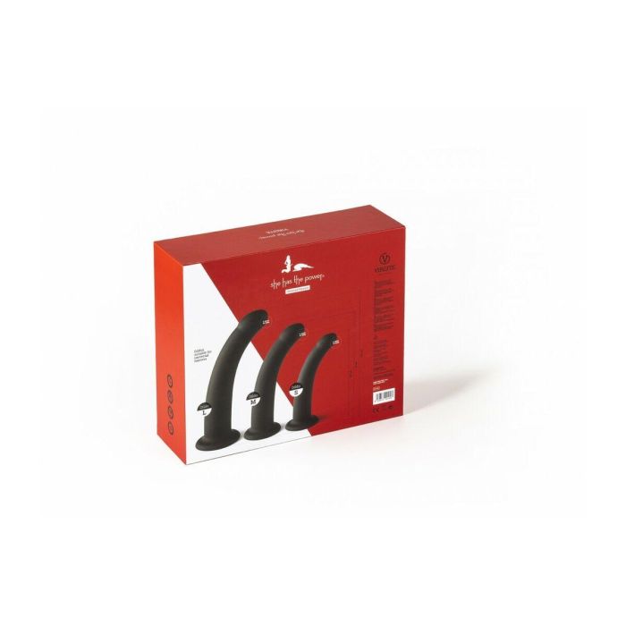 Dildo Virgite Negro S/M/L Set 1 Dildo Virgite Negro S/M/L Set 1