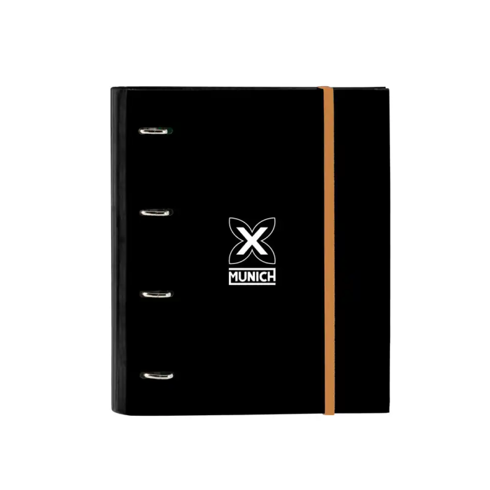 Carpeta de anillas Munich Lagoon Negro 27 x 32 x 3.5 cm 0 Carpeta de anillas Munich Lagoon Negro 27 x 32 x 3.5 cm 0