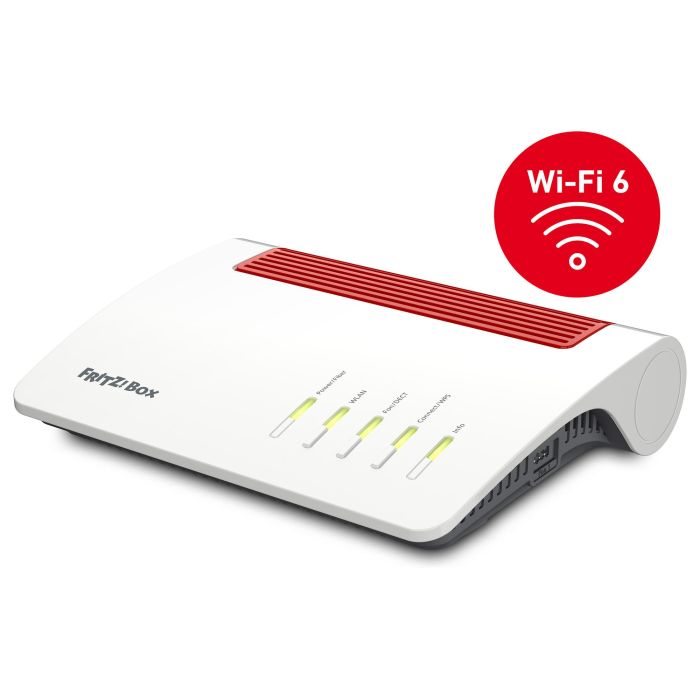 AVM Fritz! Box 5590 Fiber Router WLAN Wifi-6 Doble Banda Ethernet Blanco 1