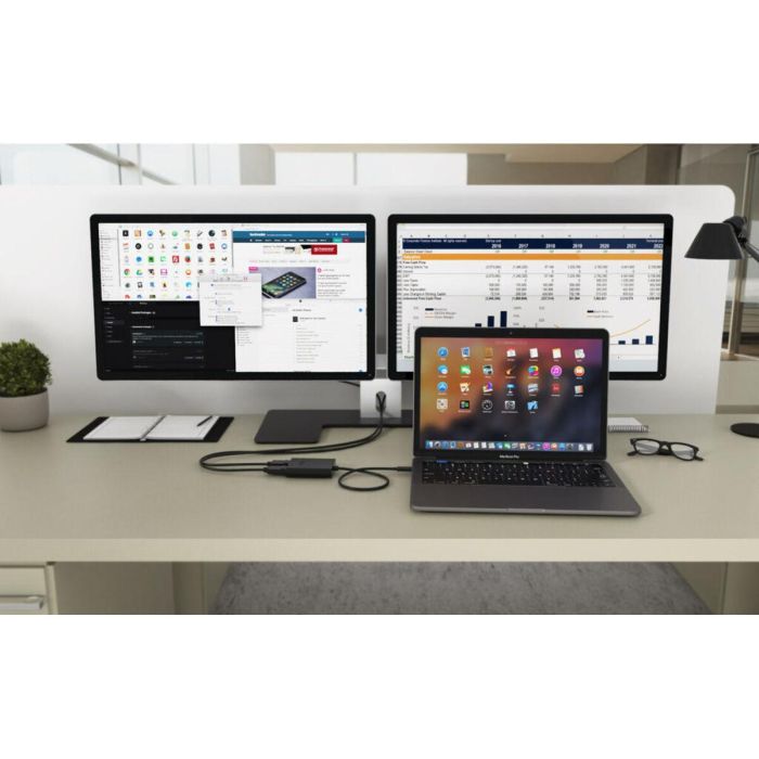 Adaptador Thunderbolt a USB-C i-Tec C31DUAL4K60DP 3 Adaptador Thunderbolt a USB-C i-Tec C31DUAL4K60DP 3