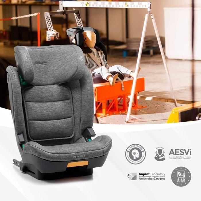 Silla de coche - BABYAUTO - CAPAX GREY DOBBY - 4-12 años - I-Size - 100-150 cm 4 Silla de coche - BABYAUTO - CAPAX GREY DOBBY - 4-12 años - I-Size - 100-150 cm 4