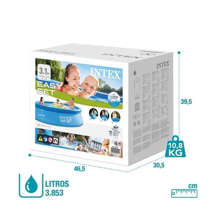 Piscina Hinchable Intex Easy Set 3853 L 305 x 76 x 305 cm 12